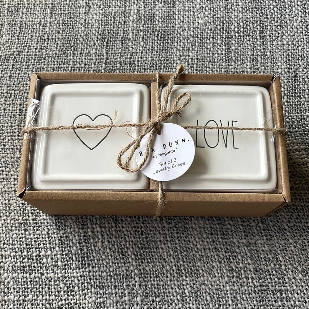 💝Rae Dunn Jewelry Boxes